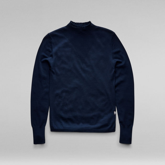 g star blue sweater