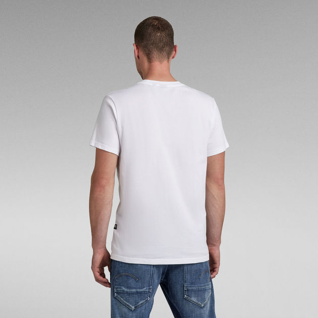 g star raw t shirt white