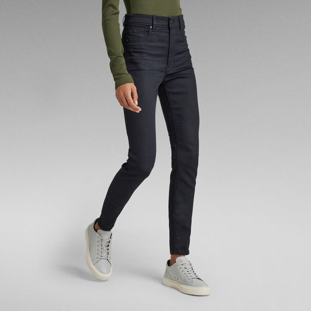 Kafey Ultra High Skinny Jeans | Black | G-STAR® CA