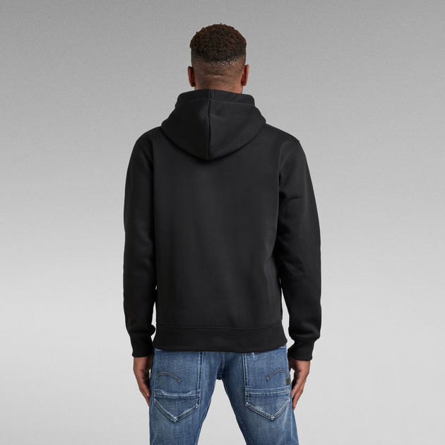 gray graphic hoodie