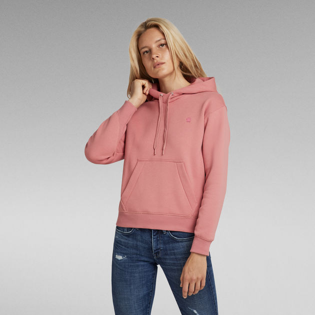 Landgoed Psychologisch karakter Premium Core Hooded Sweater | Pink | G-Star RAW®