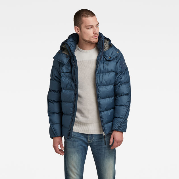 Chaqueta G-Whistler Padded Hooded | Azul oscuro G-Star RAW®