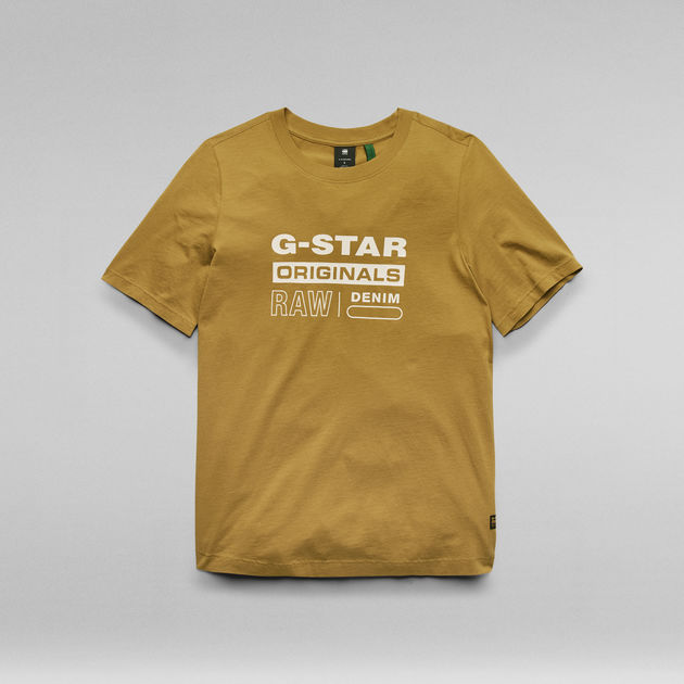 Originals Regular Fit T-Shirt | Green | G-Star RAW®