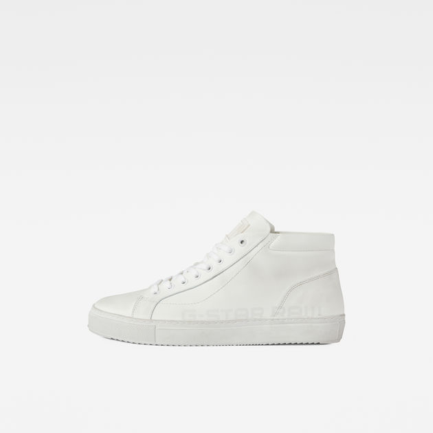 Loam Mid Basic Sneakers | White | G-Star RAW®