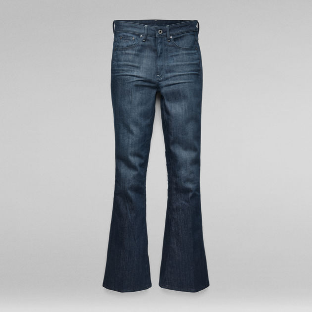 Blau Rabatt 75 % DAMEN Jeans Flared jeans Destroyed G-Star Raw Flared jeans 