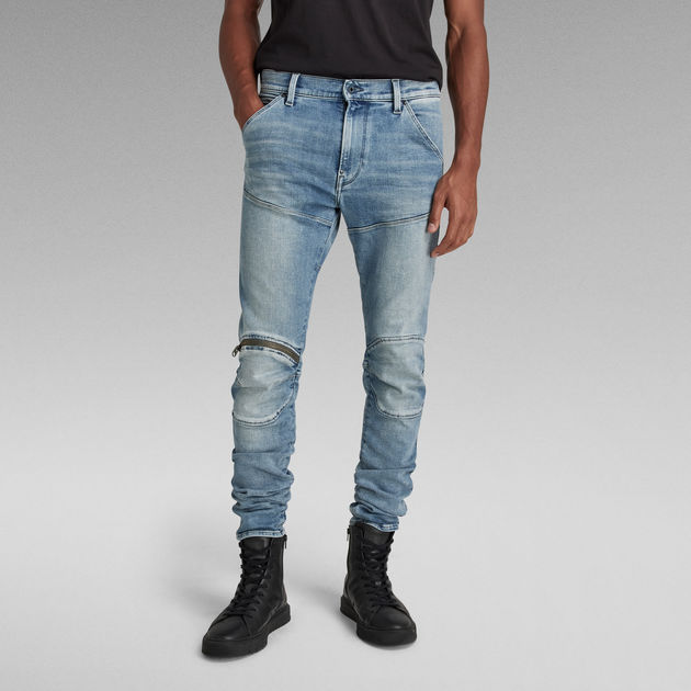 Knee Skinny Jeans | Medium blue | G-Star RAW® US