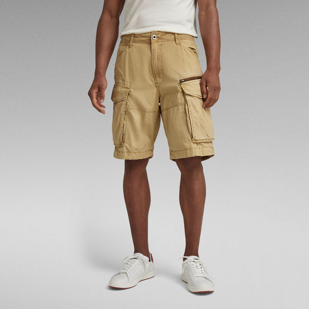 Rovic Zip Relaxed Shorts | Beige | G-Star RAW® US