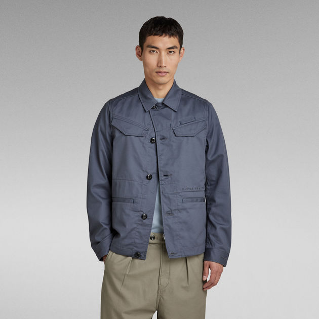 Field Jacket Overshirt | Dark blue | G-STAR® LT