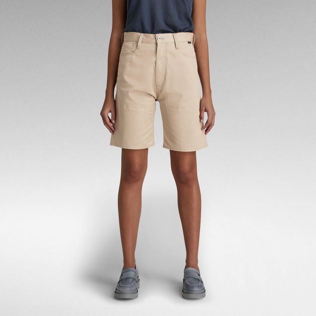 生まれのブランドで Type 89 Long Shorts | Beige | G-STAR® US パーツ