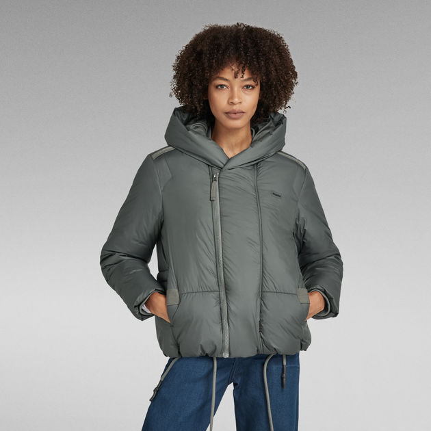 G Whistler Short Padded Jacket Grey G STAR KR