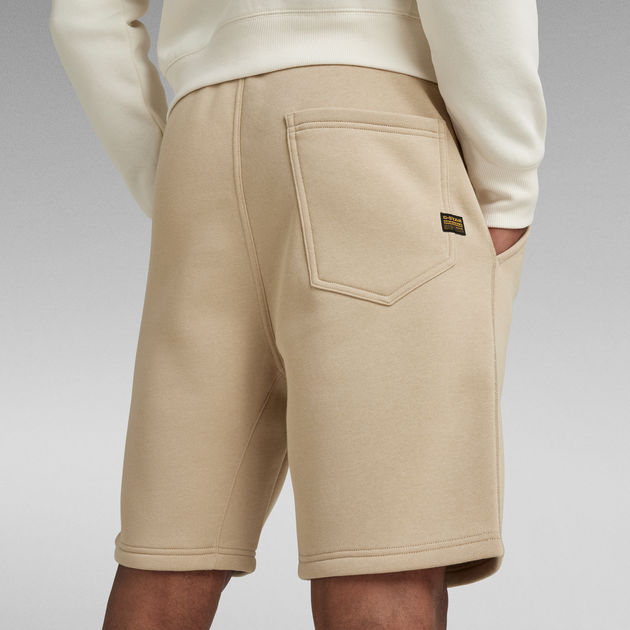 Premium Core Sweat Shorts | Beige | G-Star RAW®