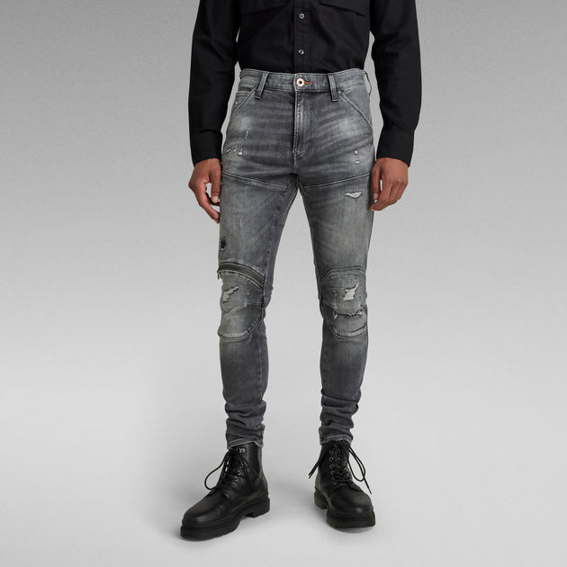 G-STAR RAW× NOIR 5620 3D SKINNY コーディング G-STAR 5620 3D Skinny Fit Jeans, Dark Aged Cobler, 31W x 34L