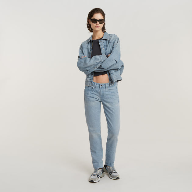 Bespaar 34% G-Star RAW Denim Kate Boyfriend Jeans Voor in het Naturel Dames Kleding voor voor Jeans voor Jeans met rechte pijp 