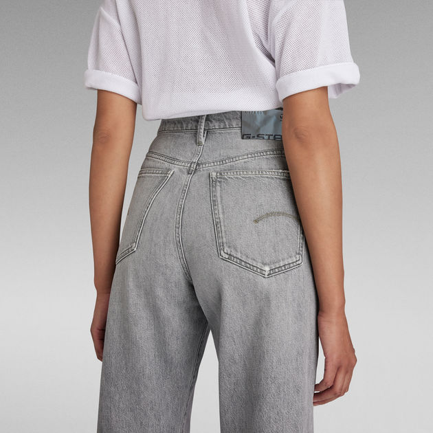 gray straight jeans