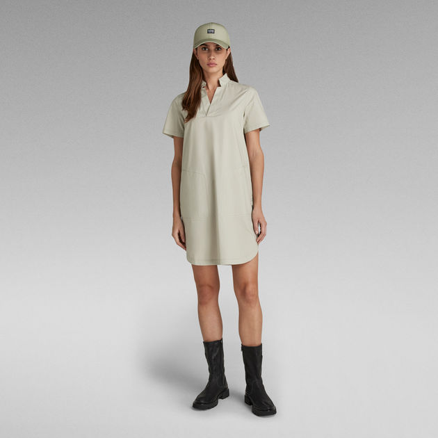 shirt dress without collar