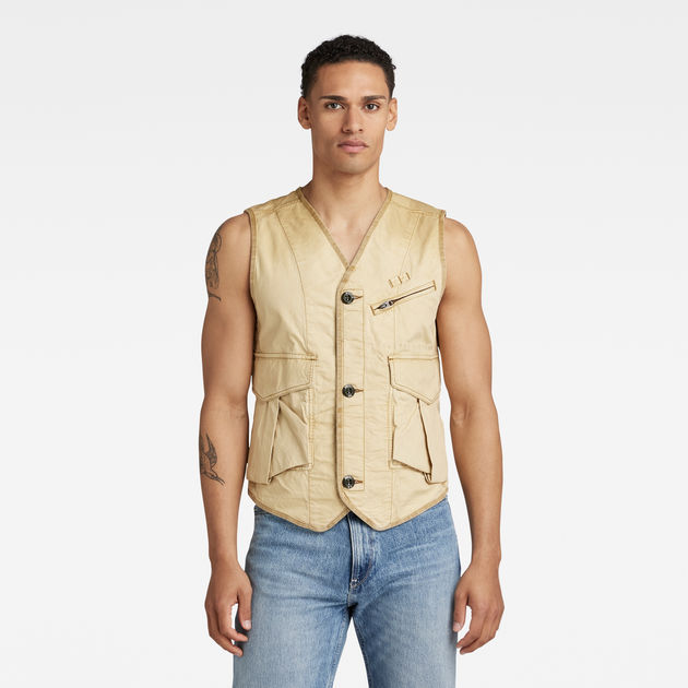 g star multi pocket vest