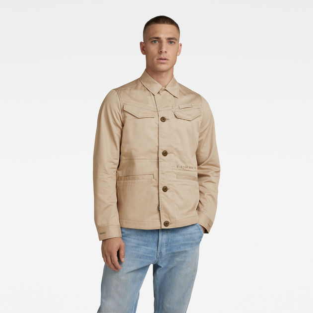 Lightweight Overshirt | Beige | G-Star RAW®