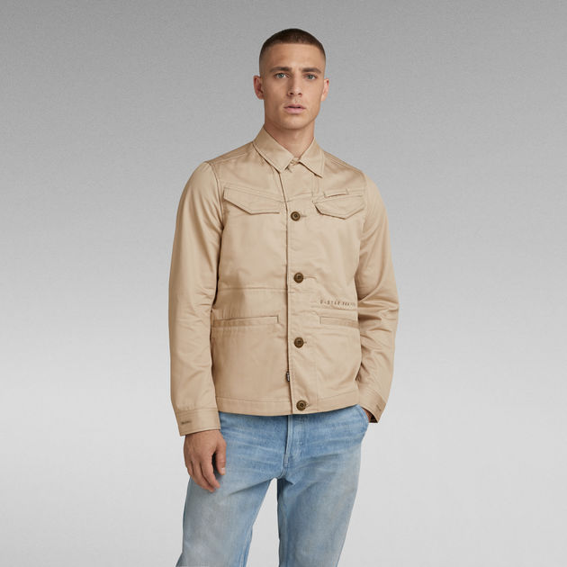 Lightweight Overshirt Beige G-STAR® ZA