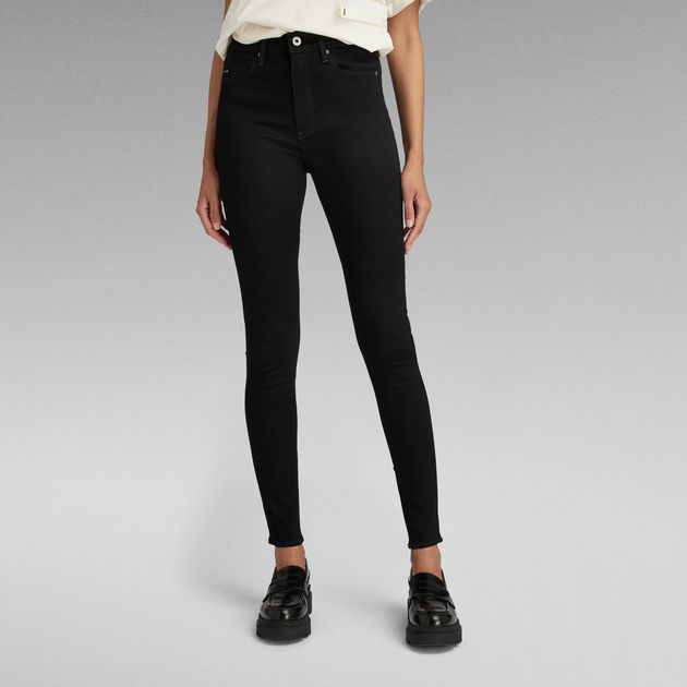 G-Star Shape High Super Skinny Jeans, Black