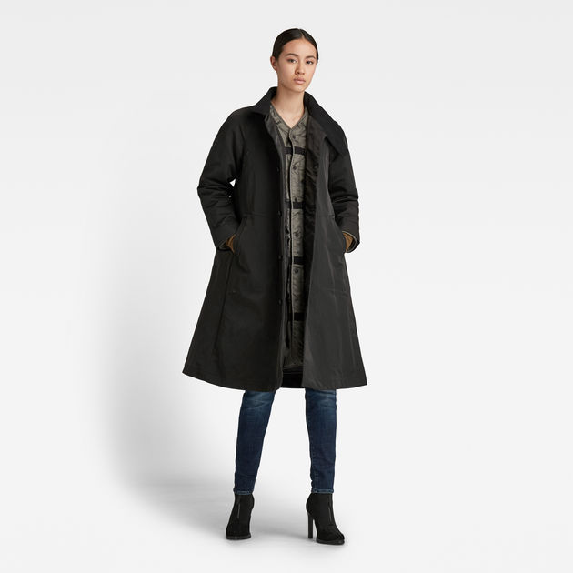 非常に高い品質 G-STAR RAW E LONG 2 IN 1 TRENCH ロングコート