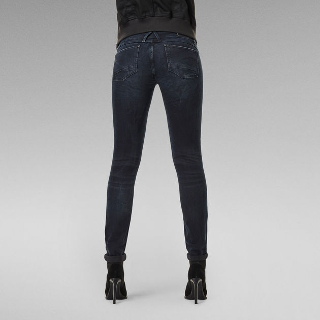 Lynn Mid Waist Skinny Jeans G-Star Dames Kleding Broeken & Jeans Jeans Skinny Jeans 