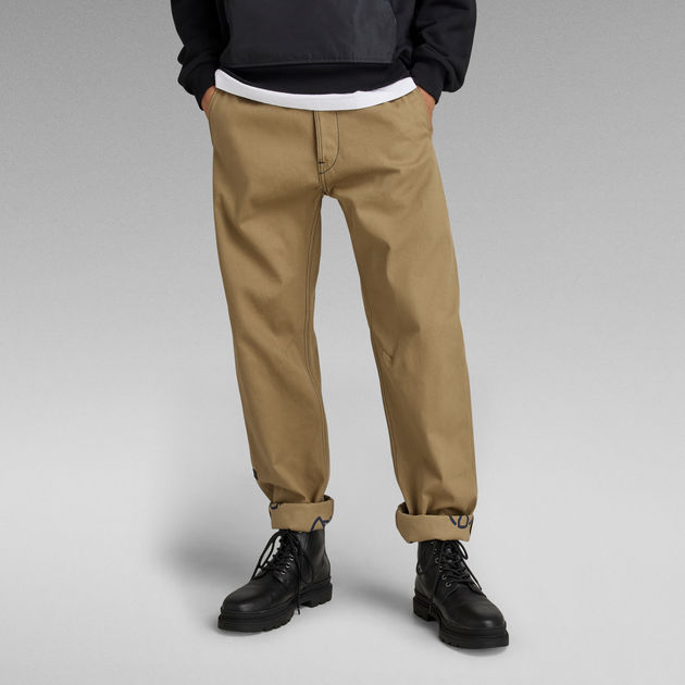 E Selvedge Relaxed Straight Chino | Green | G-STAR® US