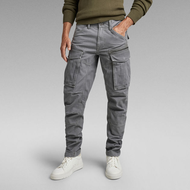 g star raw rovic tapered trousers grey