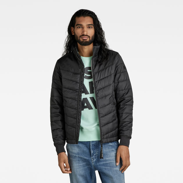 light padded jacket with hood