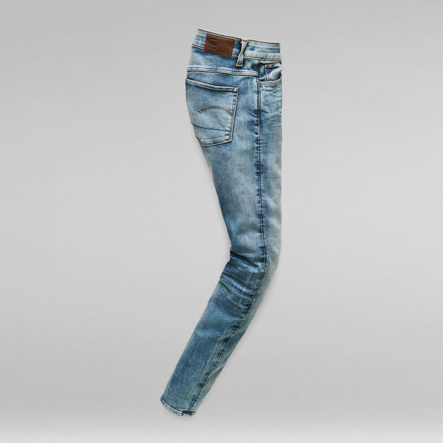 G-Star Raw 3301 Deconstruct Skinny Jeans Elto Superstretch Med Indigo Aged