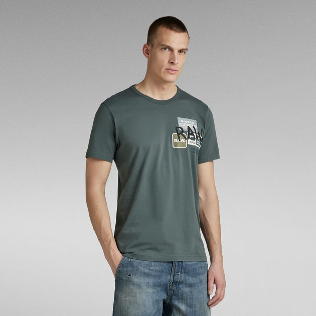 Graphic T-Shirt Grey | G-Star RAW®