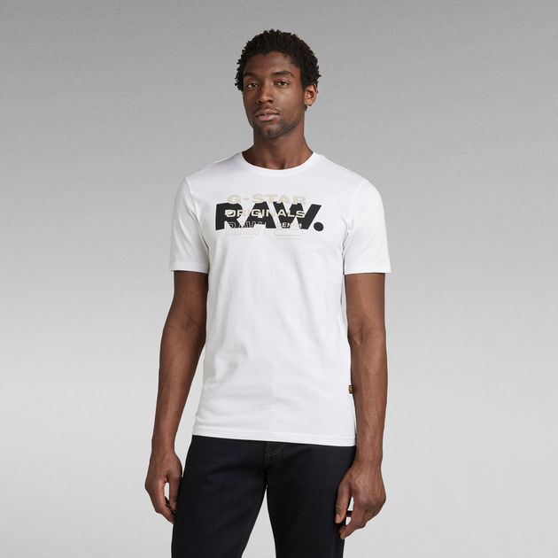 Uitreiken bespotten Correlaat Raw Originals Slim T-Shirt | White | G-Star RAW®