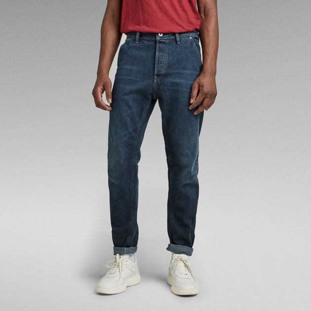 Grip 3D Relaxed Tapered Jeans, Light blue