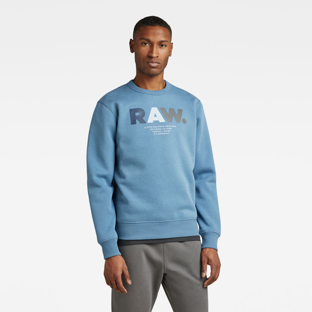 maximaal Voor type Absoluut Multi Colored RAW. Sweater | Medium blue | G-Star RAW®