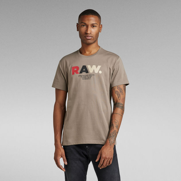 Multi Colored T-Shirt | Brown | G-Star RAW®