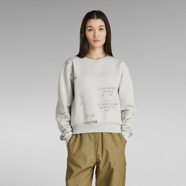 DAMEN Pullovers & Sweatshirts Gerippt Bershka Pullover Rabatt 89 % Weiß/Grau XS 