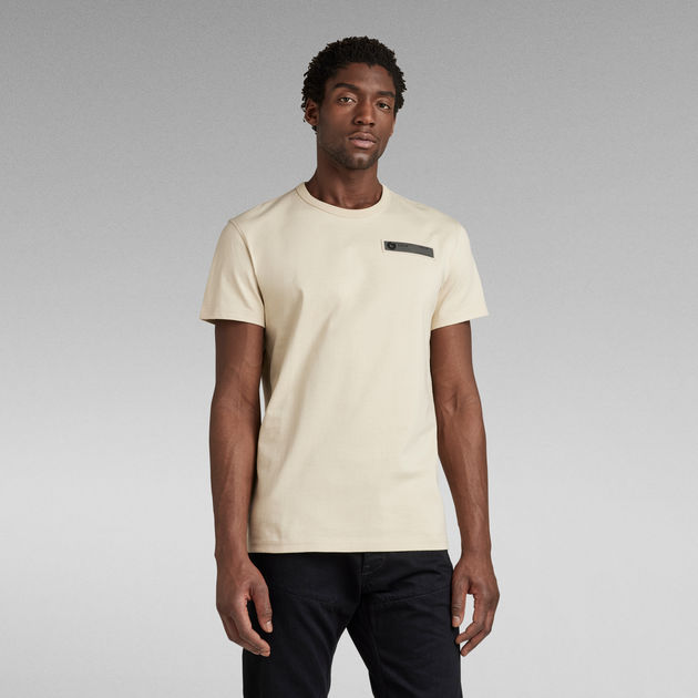 Beige t shirt discount