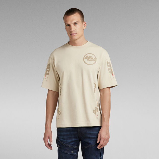 US | Beige G-Star T-Shirt RAW® Sobiru Boxy |
