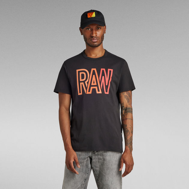 cartel cemento Con Raw T-Shirt | Black | G-Star RAW®