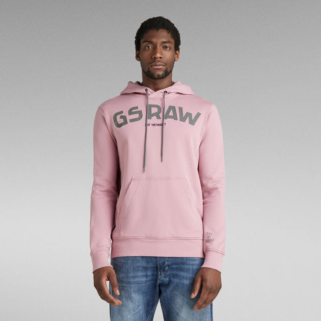 oog Verkoper zijde Gsraw Graphic Hooded Sweater | Pink | G-Star RAW®