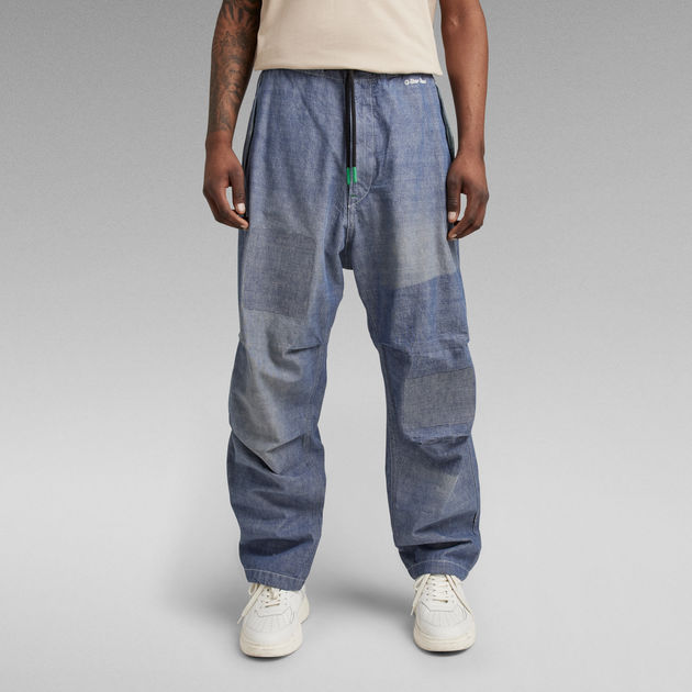 E 3D Drawstring Pants | Light blue | G-STAR® DE