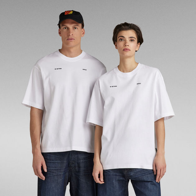 Abundantly Udholdenhed Måler Unisex Boxy Base T-Shirt | White | G-Star RAW®