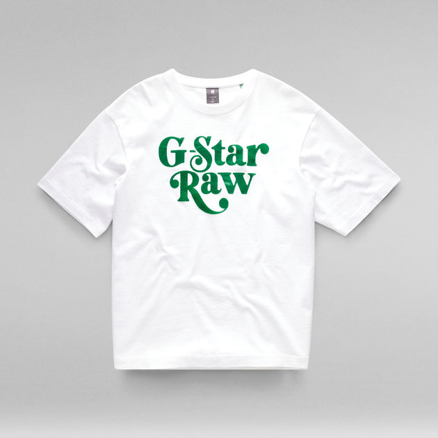 Unisex | G-Star White | Foxy T-Shirt US Boxy RAW®