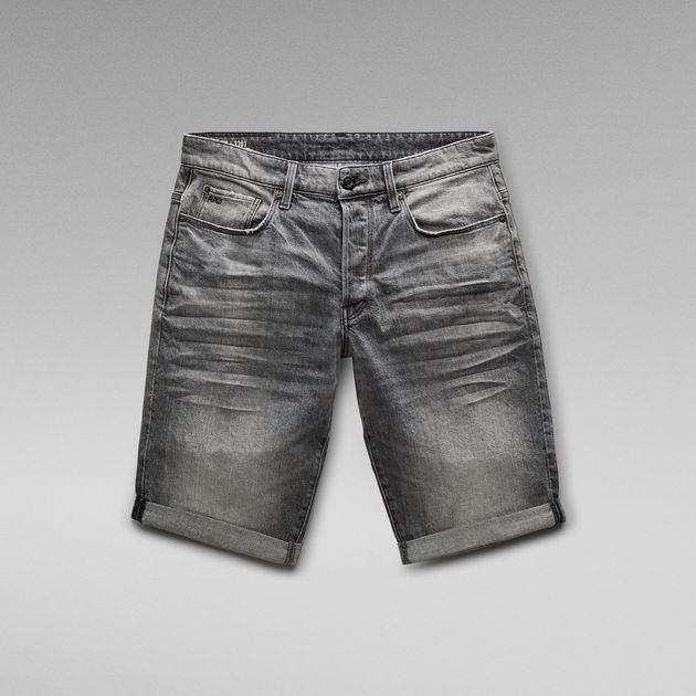 Transparant Typisch heel fijn 3301 Denim Shorts | Grey | G-Star RAW®
