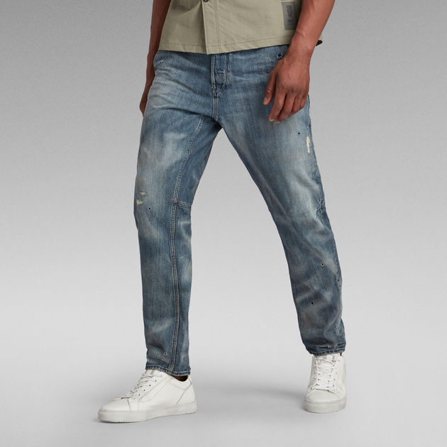 Grip 3D Relaxed Tapered Jeans | Medium blue | G-STAR® US