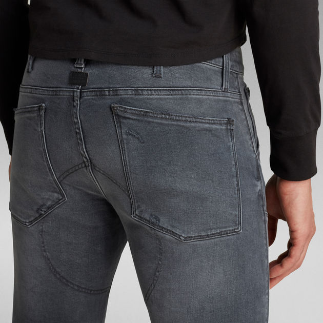 Stam Absoluut huwelijk 5620 3D Zip Knee Skinny Jeans | Grey | G-Star RAW®