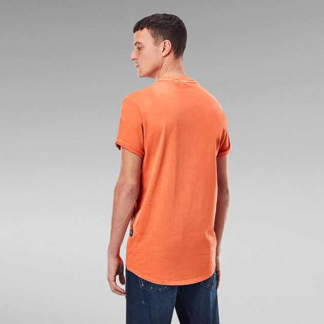 g star orange shirt