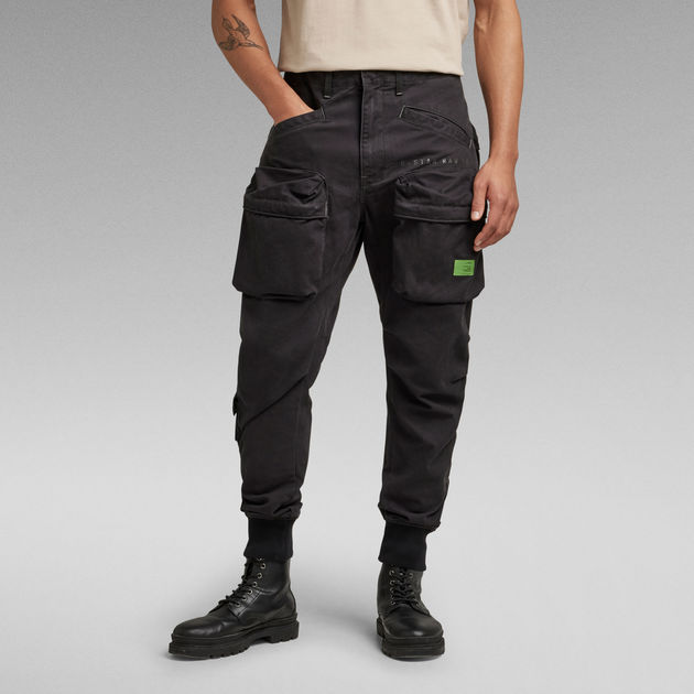Relaxed Tapered Cargo Pants | Black | G-Star RAW® US