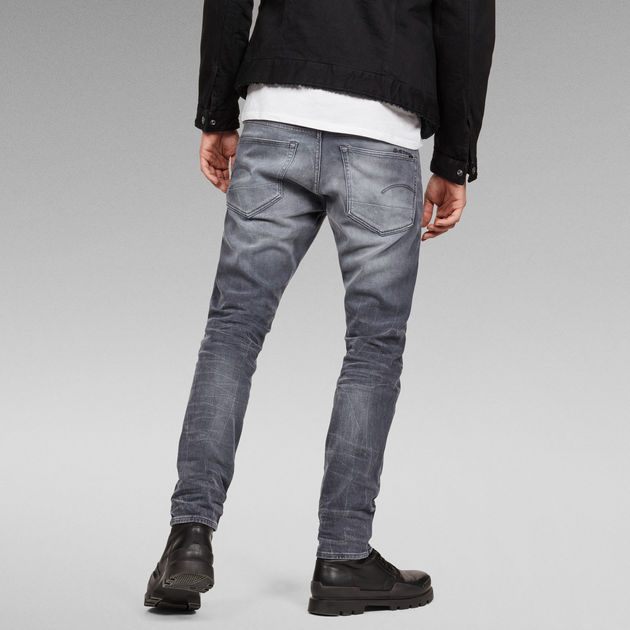 g star 3301 tapered jeans grey