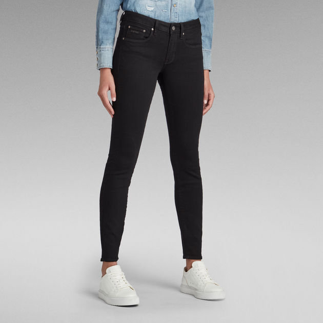 ショップレビュー ランキング Skinny Mid 3301 Jeans US G-STAR® | Black | パンツ
