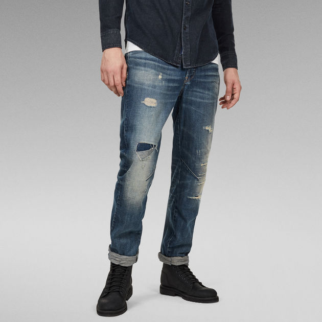 Arc 3D Relaxed Tapered Jeans | ダークブルー | G-STAR® JP